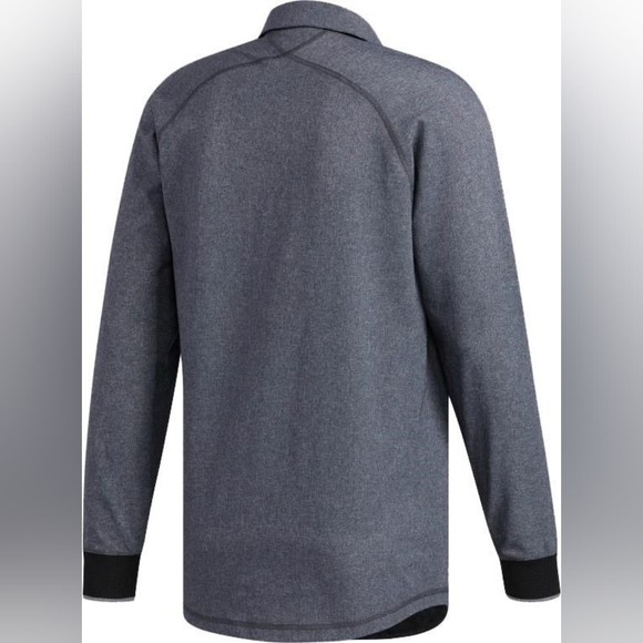 Men's adicross Beyond 18 Woven Oxford Long Sleeve Shirt NWT - Picture 2 of 8